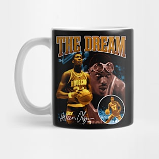 Hakeem Olajuwon The Dream Basketball Legend Signature 80S 90S Bootleg Rap Mug